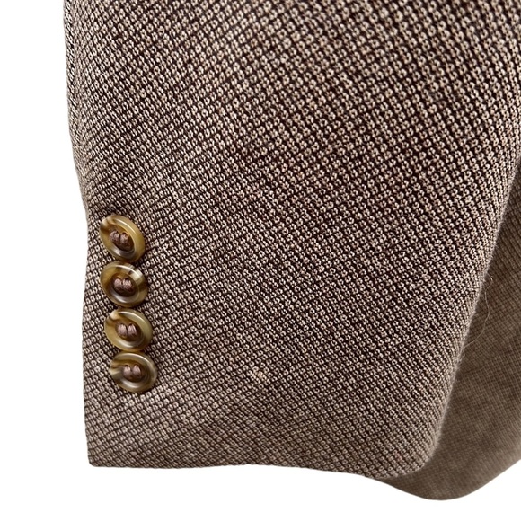 Matarazzi Uomo Venezia Brown Wool/Cashmere Blazer Size 52 - Picture 12 of 14